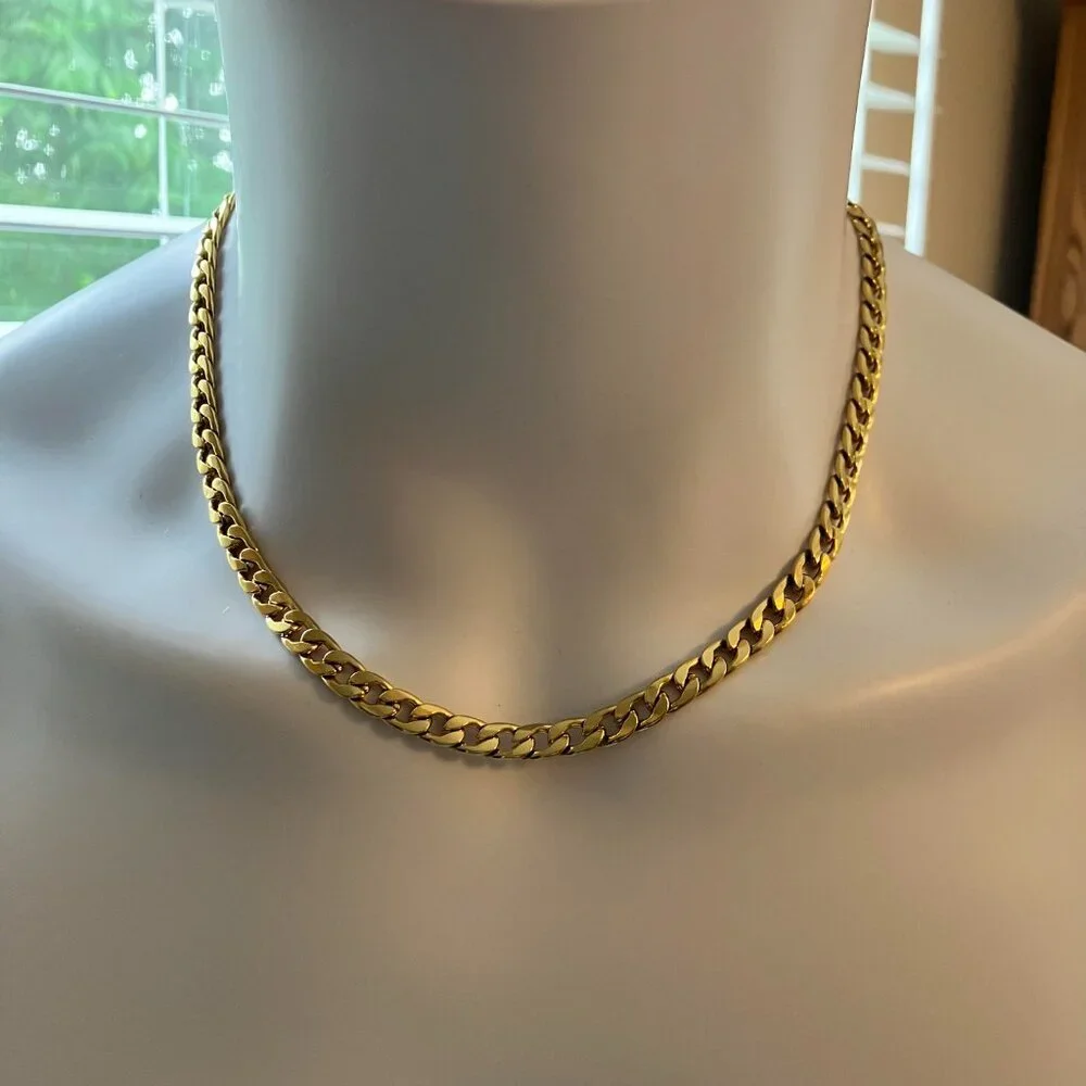 Men's Gold Chunky Stainless Steel Chain Brand New various sizes